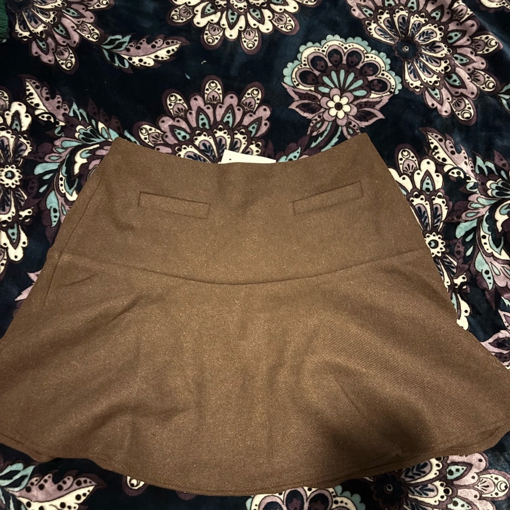 Loft brown skirt size 6 NWT